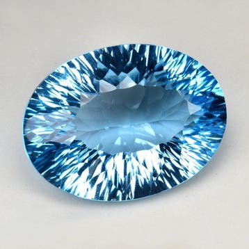 Zonder minimumprijs - 1 pcs Blauw Topaas - 61.75 ct -, Nieuw