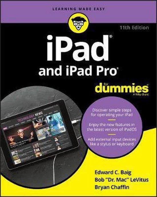 iPad and iPad Pro For Dummies 11th Ed - EC Baig, Boeken, Taal | Engels, Zo goed als nieuw, Verzenden