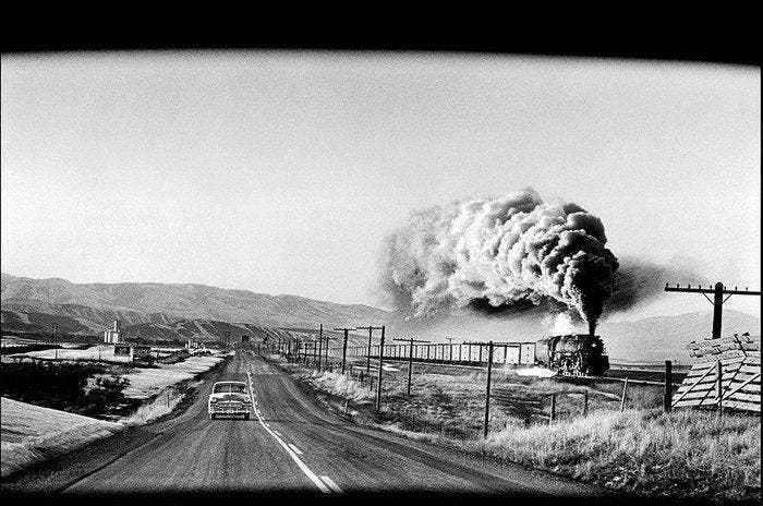 Elliott Erwitt (1928) - Locomotice, Wyoming, USA. 1954., Antiek en Kunst, Kunst | Designobjecten
