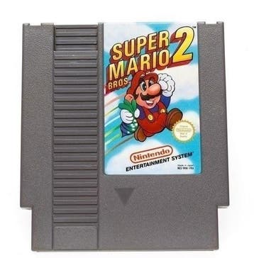 Super Mario Bros 2 (NTSC) [Nintendo NES], Ophalen of Verzenden, Zo goed als nieuw