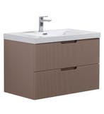 Badkamermeubel Set Thermis 80cm Roze Badmeubel, Huis en Inrichting, Verzenden, Nieuw, Wastafelkast