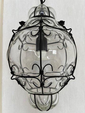 Art de France - Murano-stijl - Gekooide hanglamp -