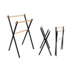 Handdoekrek Vrijstaand Cipi Compasso Zwart, Ophalen of Verzenden, Nieuw