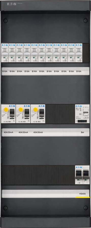 Eaton Medusa groepenkast | 11 groepen en beltransformator |, Doe-het-zelf en Verbouw, Ophalen of Verzenden, Nieuw, Groepenkast