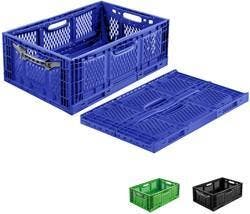 Klapkrat industrieel, krat opvouwbaar, krat 60x40x23, 40 tot 60 cm, 50 tot 75 cm, Krat, Opvouwbaar