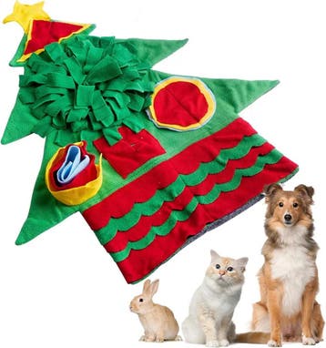 Christmas Snuffelmat Kerstboom 60cm (Hond, snuffelmatten), Ophalen of Verzenden, Nieuw