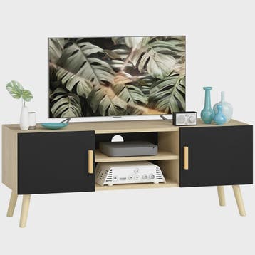 HOMCOM Furniture TV Furniture TV drink TV bench up to 50 inc, Verzenden, Nieuw