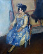 Edmond Heuzé (1883-1967) - Modèle dans latelier