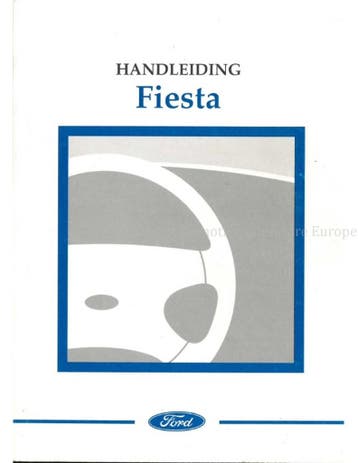 2000 FORD FIESTA INSTRUCTIEBOEKJE NEDERLANDS, Auto diversen, Handleidingen en Instructieboekjes