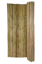 Bamboemat half rond naturel 100x180cm, Tuin en Terras, Verzenden, Nieuw