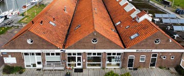 5 Grote gevelkozijnen ter demontage aangeboden, Ophalen, Gebruikt, Inclusief glas, 225 cm of meer