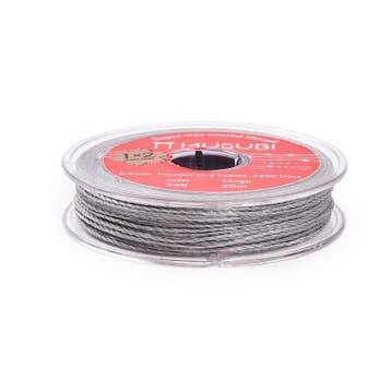 1 rol waxkoord katoen 0,5 mm – 20 meter – grijs, Ophalen of Verzenden, Nieuw, Kraal