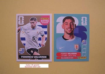 Panini USA 2026 World Cup - VALVERDE sticker OR/GOLD et, Nieuw