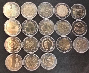 Finland. 2 Euro 2016/2024 (18 coins) (Zonder minimumprijs)