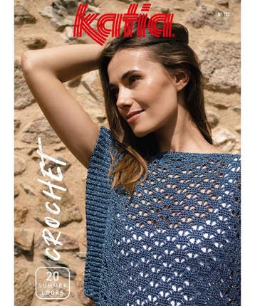 Katia Dames no. 123 - Lente/Zomer, Tijdschrift met 17 haak, Hobby en Vrije tijd, Breien en Haken, Ophalen of Verzenden, Nieuw