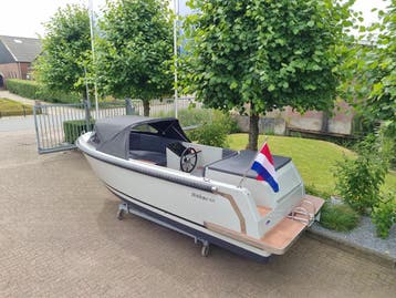 Reitdieper 635 met Suzuki 60 pk. | Open doorloop | Vaarklaar, Nieuw, Polyester, Benzine, Buitenboordmotor