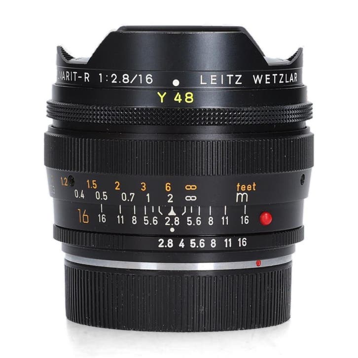 Leica Elmarit-R 16mm f/2.8 Fisheye - Fisheye, Audio, Tv en Foto, Fotografie | Lenzen en Objectieven, Zo goed als nieuw, Leica