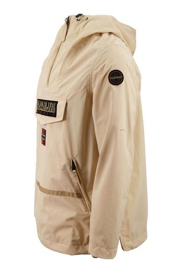 Napapijri Winterjas in maat L Beige, Verzenden, Zo goed als nieuw, Overige kleuren, Napapijri