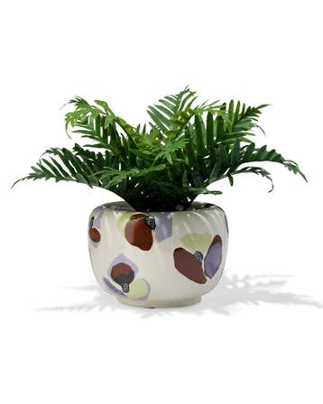 HEMA Bloempot 14.5x10.5cm keramiek klaproos, Verzenden