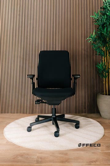 Steelcase Amia - Refurbished - Inclusief 5 Jaar Garantie, Verzenden, Zwart, Zo goed als nieuw, Bureaustoel