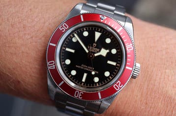 Horloge Tudor Black Bay Burgundy Metas 05/2023 Full set, Sieraden, Tassen en Uiterlijk, Horloges | Heren, Overige merken, Staal
