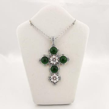 Zilver - Ketting met hanger - handgemaakt, Verzamelen