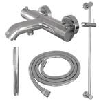 Brauer Chrome Carving Opbouw Baddouche Thermostaatkraan Set, Ophalen of Verzenden, Nieuw