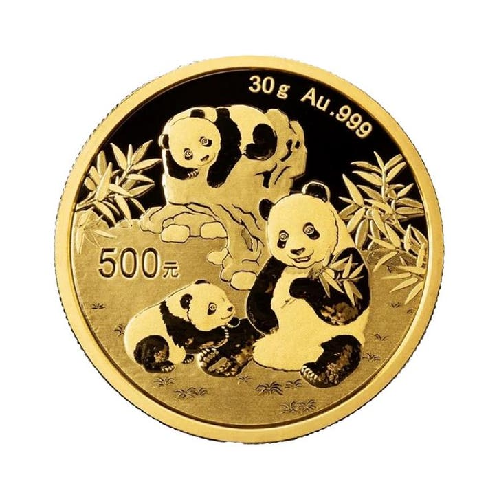 30 gram gouden Panda munt 2025, Postzegels en Munten, Edelmetalen en Baren, Verzenden