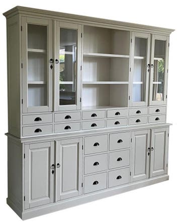 Buffetkast grijswit - wit Baarn 250cm, Ophalen of Verzenden, Nieuw