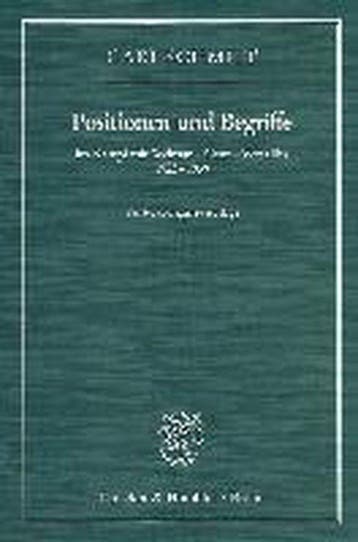 9783428143276 Positionen Und Begriffe, Im Kampf Mit Weima..., Verzenden, Nieuw, Carl Schmitt