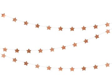 Slinger Sterren Rose Goud 360cm, Ophalen of Verzenden, Nieuw