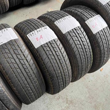 4 x Dunlop 175-70-14 Zomerbanden 6mm, 14 inch, Gebruikt, 175 mm, Ophalen of Verzenden