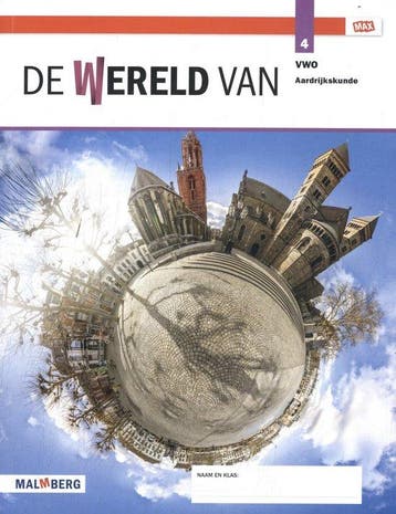 4 vwo Aadrijkskunde / De wereld van / leeropdrachtenboek, Verzenden, Zo goed als nieuw