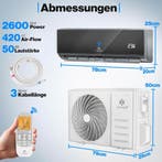 Airco split unit - Airconditioning - 9000 BTU - 2,6kW - App, Ophalen, Nieuw, Verwarmen