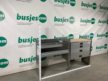 Aluca aluminium bedrijfswageninrichting gebruikt (nr 2205), Ophalen of Verzenden