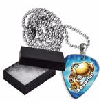 Waterman plectrum ketting, sleutelhanger of oorbellen, Ophalen of Verzenden, Nieuw