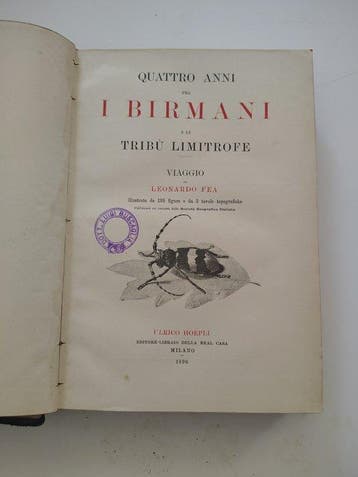 Leonardo Feo - Quattro anni fra i Birmani e le tribù