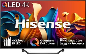 Hisense 50a7nqt – 50 Inch Qled Smart Tv – 4k Uhd – Dolby, Ophalen of Verzenden, Nieuw