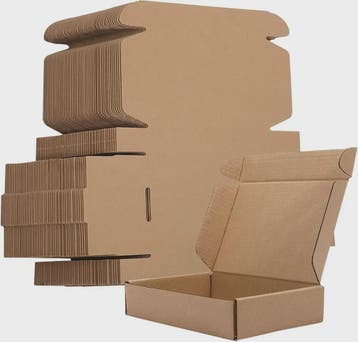 Set van 10 of 20 Bruine Kartonnen Verzenddozen & Mailers - S, Verzenden, Nieuw