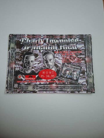 Flyer Charly Lownoise & Mental Theo old school hardcore, Verzamelen, Verzenden, Nieuw