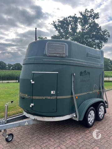 Leuke Bockmann polyester 2 Paards Paardentrailer!, Ophalen, Zo goed als nieuw, Polyester, 2-paards trailer