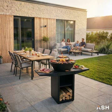 ASH - Phoenix - Plancha Barbecue - Zwart, Verzenden, Nieuw, ASH
