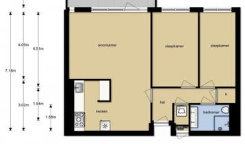 Te Huur 3 Kamer Appartement Prattenburg In Haarlem, Huizen en Kamers, Direct bij eigenaar, Noord-Holland, Appartement, Haarlem