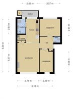 Te Huur 3 Appartement Wolweversgaarde In Den Haag, Den Haag, Den Haag, Direct bij eigenaar, Appartement