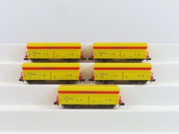 Minitrix N - 15240 - Modeltrein goederenwagonset (1) -, Nieuw