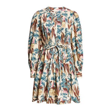 Ulla Johnson • Karina dress wildflower • 34 (4), Bruin, Verzenden, Nieuw, Maat 34 (XS) of kleiner