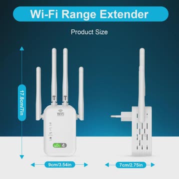 Krachtige WiFi Repeater met 3 Antennes - Versterk je Signaal, Verzenden, Nieuw