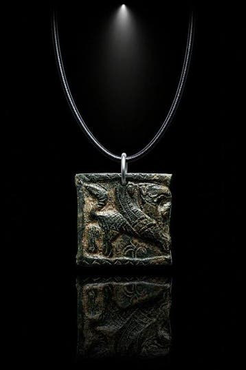 Viking periode Brons “De Draak van het Noorden” — Lindworm