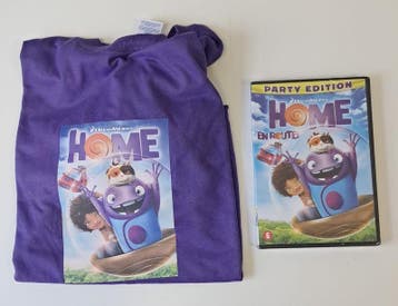 Speelfilm - Home + T-Shirt (Maat M) Dreamworks, Verzenden, Nieuw in verpakking