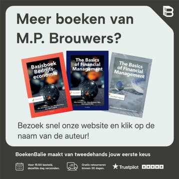 Basisboek bedrijfseconomie uitwerkingen - M.P. Brouwers, Verzenden, Gelezen, M.P. Brouwers
